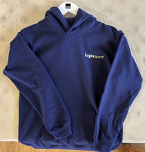 Load image into Gallery viewer, IAPS Sport Branded National Finals Logo College Navy Hoodie
