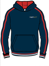 Load image into Gallery viewer, IAPS Sport Branded Logo College Navy Hoodie
