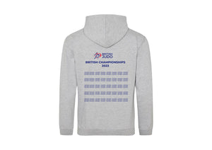 British Judo Championships Event Names Hoodie Choice of Navy, White and Red