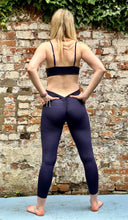 Load image into Gallery viewer, All-in-One Black Ananda Gym/Yoga Sports Namaste/Shanti Long Leg Onesie/unitard
