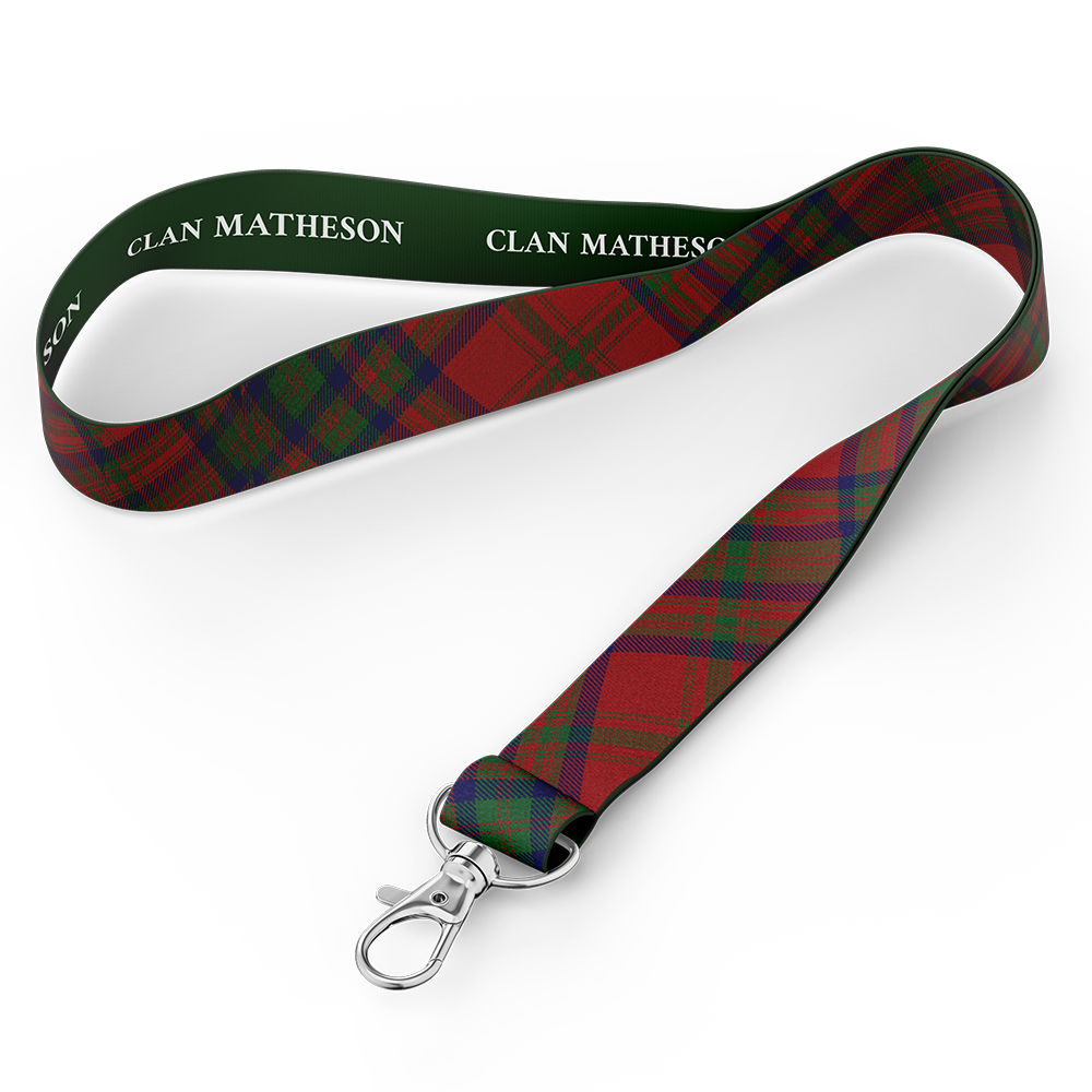Clan Matheson Lanyard, with Identity Pouch