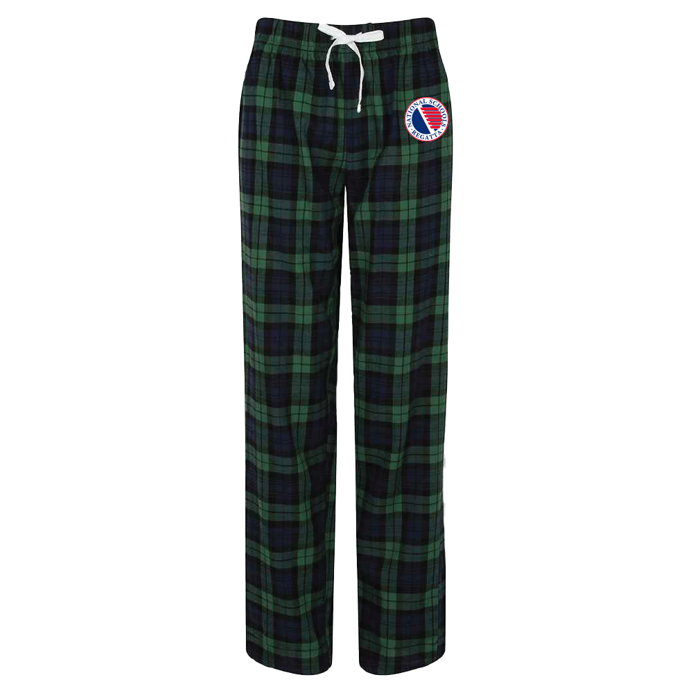 National Schools Regatta Unisex Navy/Green Tartan Lounge Pants