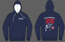 Load image into Gallery viewer, British Judo Championships 1948 NAVY Throw Hoodie Choice of Navy, White and Red
