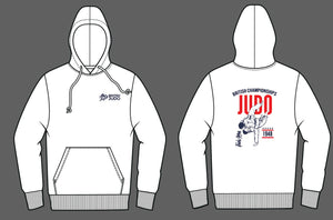 British Judo Championships 1948 NAVY Throw Hoodie Choice of Navy, White and Red