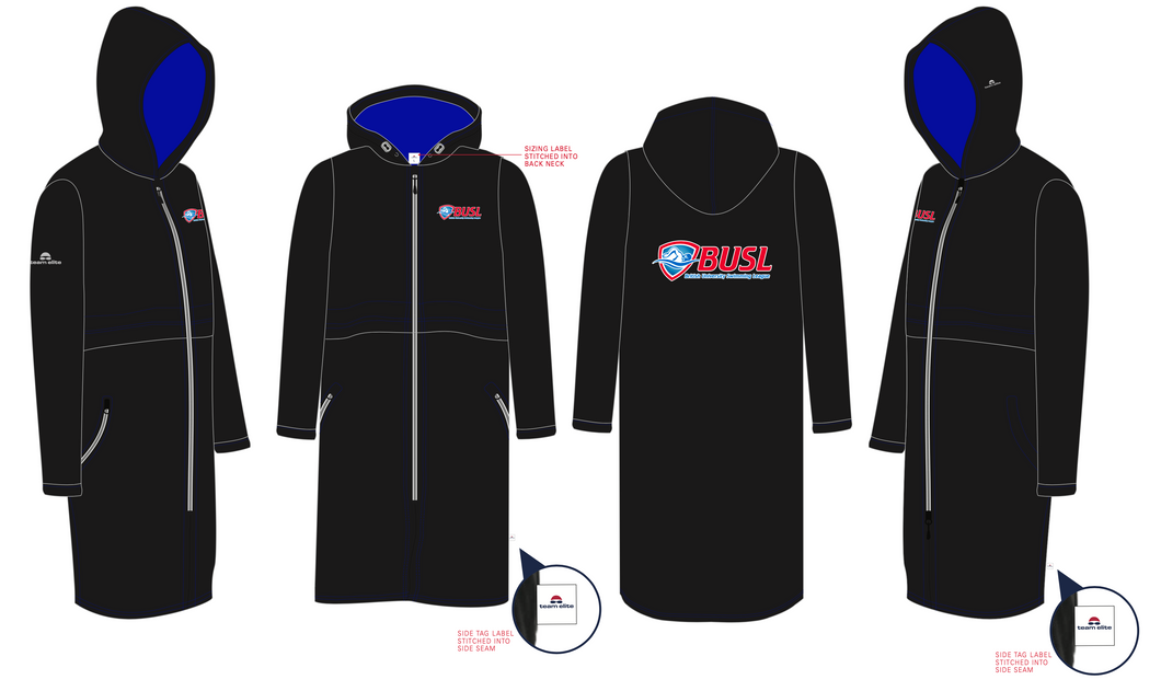 BUSL Black/Royal Sport Robe