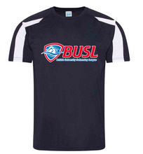Load image into Gallery viewer, British University Swimming League Swim Plain T-shirt with BUSL Logo only
