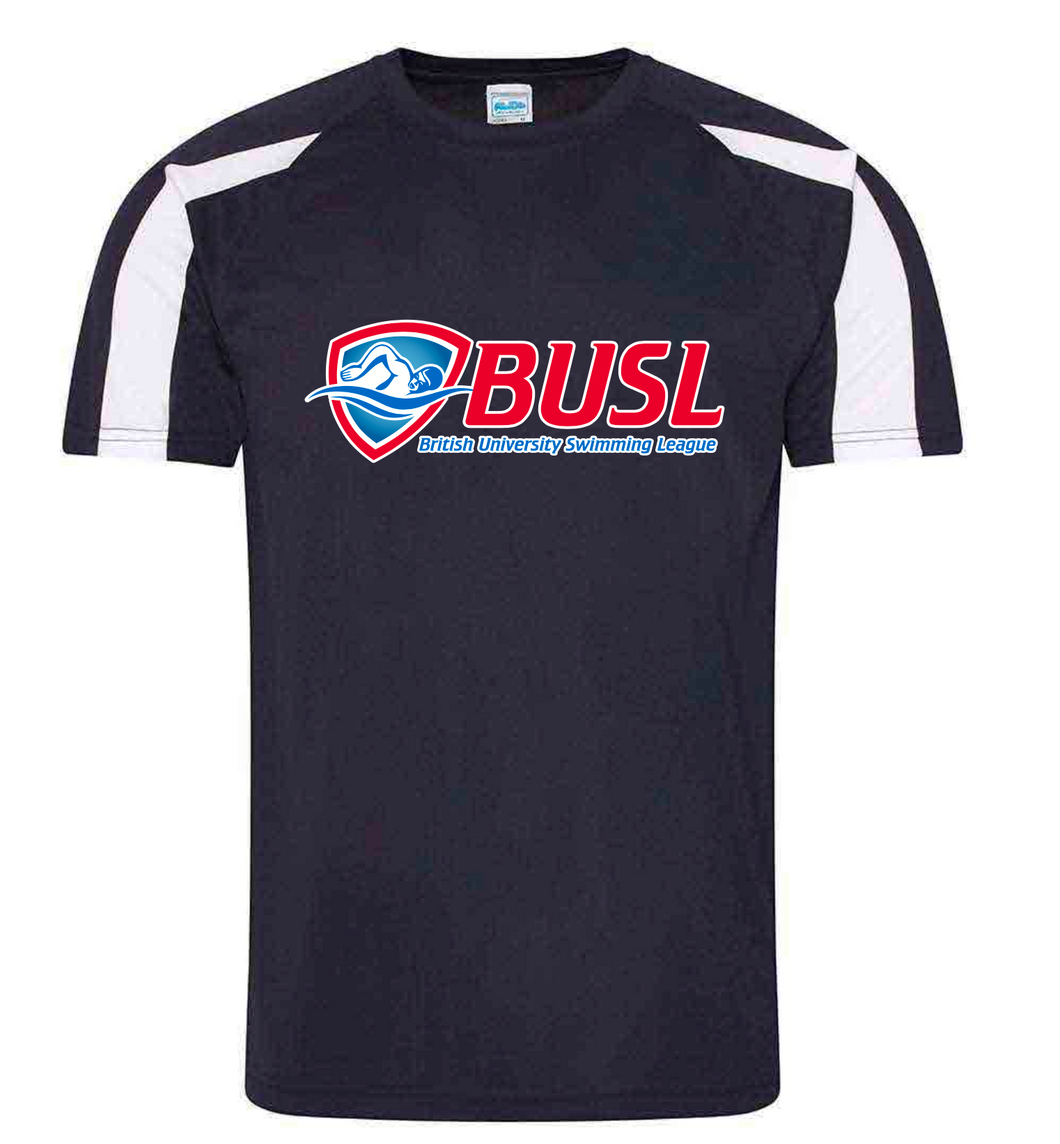 British University Swimming League Swim Plain T-shirt with BUSL Logo only