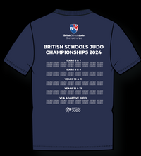 Load image into Gallery viewer, 2024 Names British Schools Championships  Event T-shirt Competitor Names

