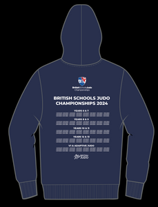 2024 Names British Schools Championships  Event Hoodie Competitor Names