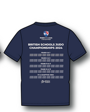 Load image into Gallery viewer, 2024 Names British Schools Championships  Event T-shirt Competitor Names
