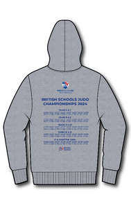 2024 Names British Schools Championships  Event Hoodie Competitor Names
