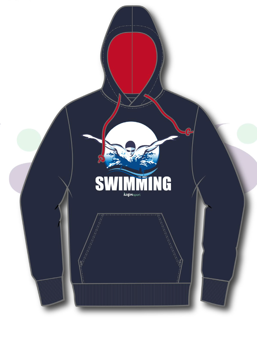 Names Hoodie  IAPS 2024 Swimming Sport Event With (Competitors Name)