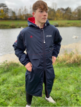 Load image into Gallery viewer, England Judo Navy/Red Sport Robe
