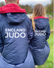 Load image into Gallery viewer, England Judo Navy/Red Sport Robe
