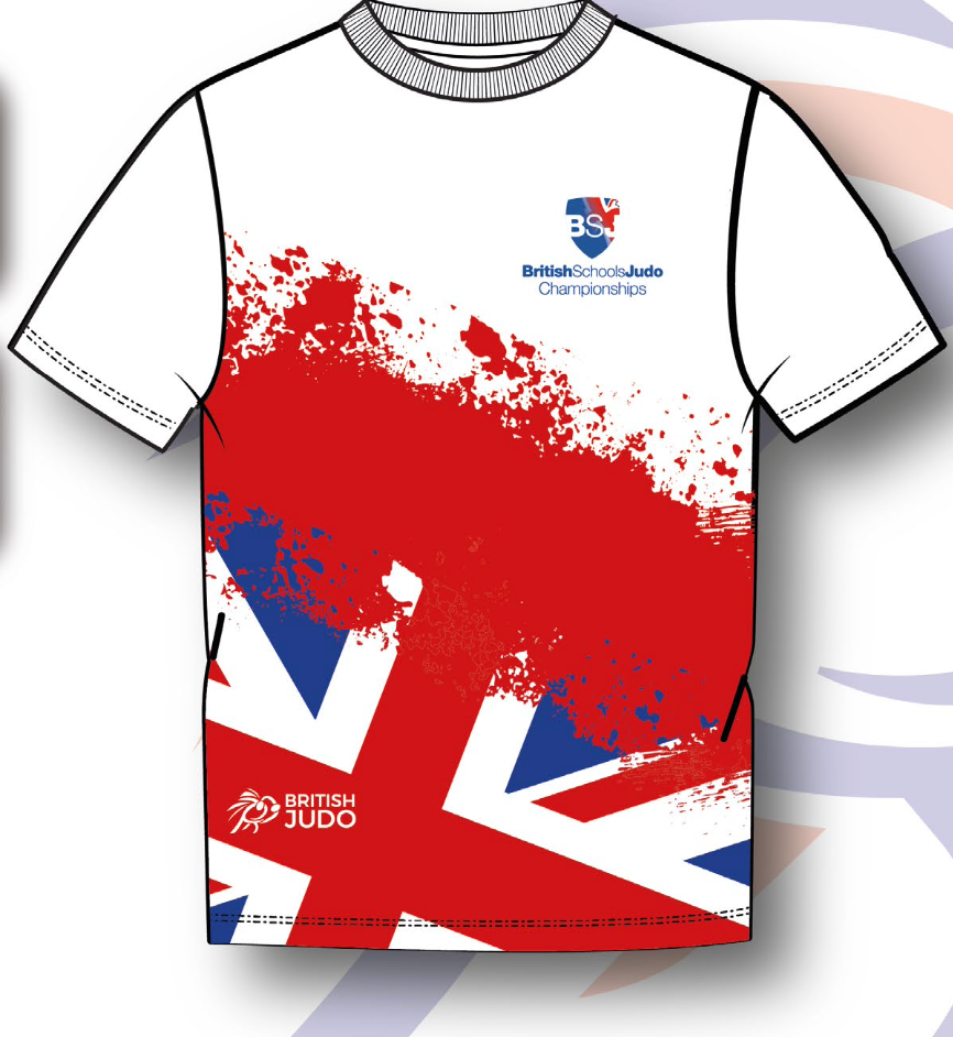 2025 Names British Schools Championships Event T-shirt Competitor Names White