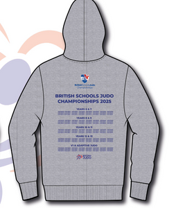 2025 Names British Schools Championships  Event Hoodie Competitor Names