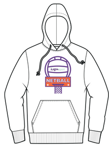 2025 IAPS National Finalist Netball Hoodie National Finalist on Back