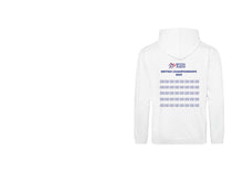 Load image into Gallery viewer, British Judo Championships Event Names Hoodie Choice of Navy, White and Red Ko
