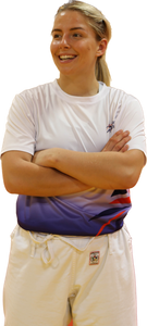 British Judo Association BJA ECO Friendly Recycled Tech T-shirt White/Red