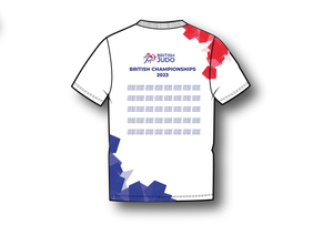 2023 Names British Championships  Event T-shirt Competitor Names