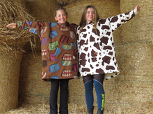Load image into Gallery viewer, Leisure Lounge Wear- Oversized Blanket Hoodie - Skewbald - Piebald-Cow
