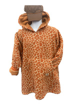 Load image into Gallery viewer, Equestrian Leisure Lounge Wear- Oversized Blanket Hoodie- Giraffe
