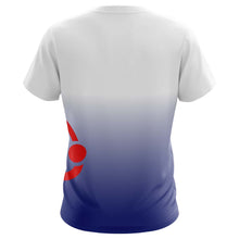 Load image into Gallery viewer, British Judo Association BJA ECO Friendly Recycled Tech T-shirt White/Navy
