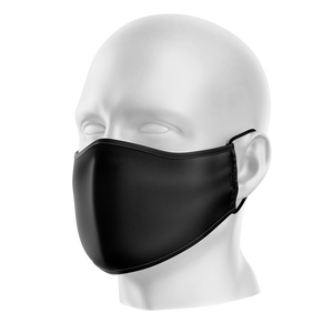 Washable Reusable Black Neoprene Mask