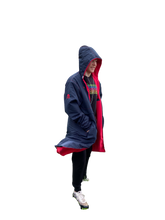 Load image into Gallery viewer, Navy/Red Sport Robe
