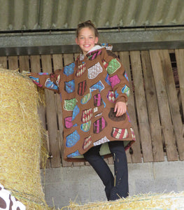 Equestrian Leisure Lounge Wear- Oversized Horse Blankets Hoodie