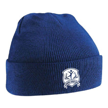 Load image into Gallery viewer, Independent School Sport Dual Branded School Logo Beanie
