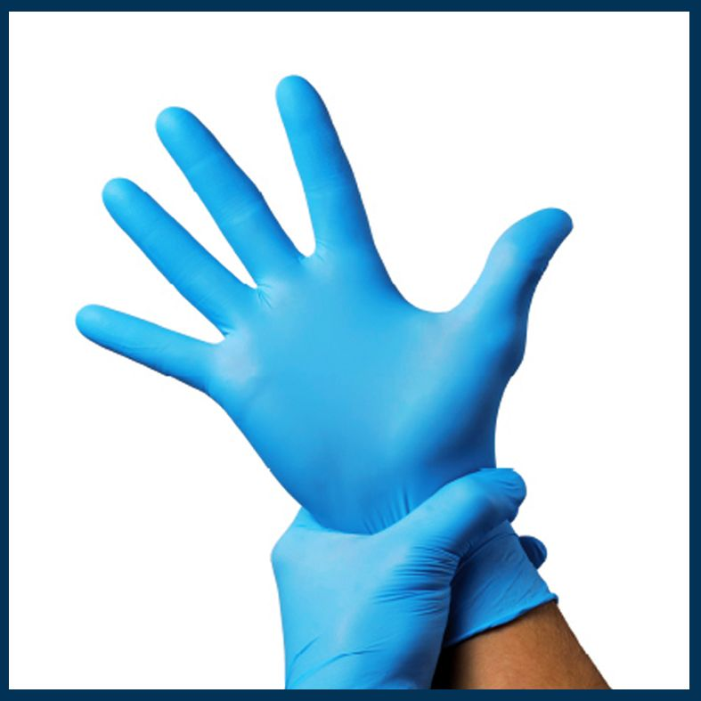 Safe Touch - NEO - Disposable Examination Nitrile Gloves - Blue - 100 Units