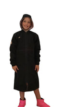 Load image into Gallery viewer, Black/Baby Pink Sport Robe
