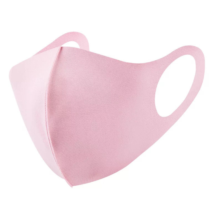 Washable Reusable Pink Neoprene Mask