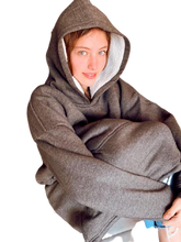 Load image into Gallery viewer, Blanket Hoodie Grey - Oversized Hoodie
