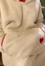 Load image into Gallery viewer, Leisure Lounge Wear- Oversized Double Fur Sherpa Fleece Heart Pink
