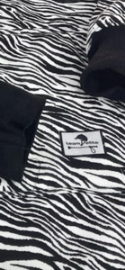Equestrian Leisure Lounge Wear- Oversized Blanket Hoodie- Zebra
