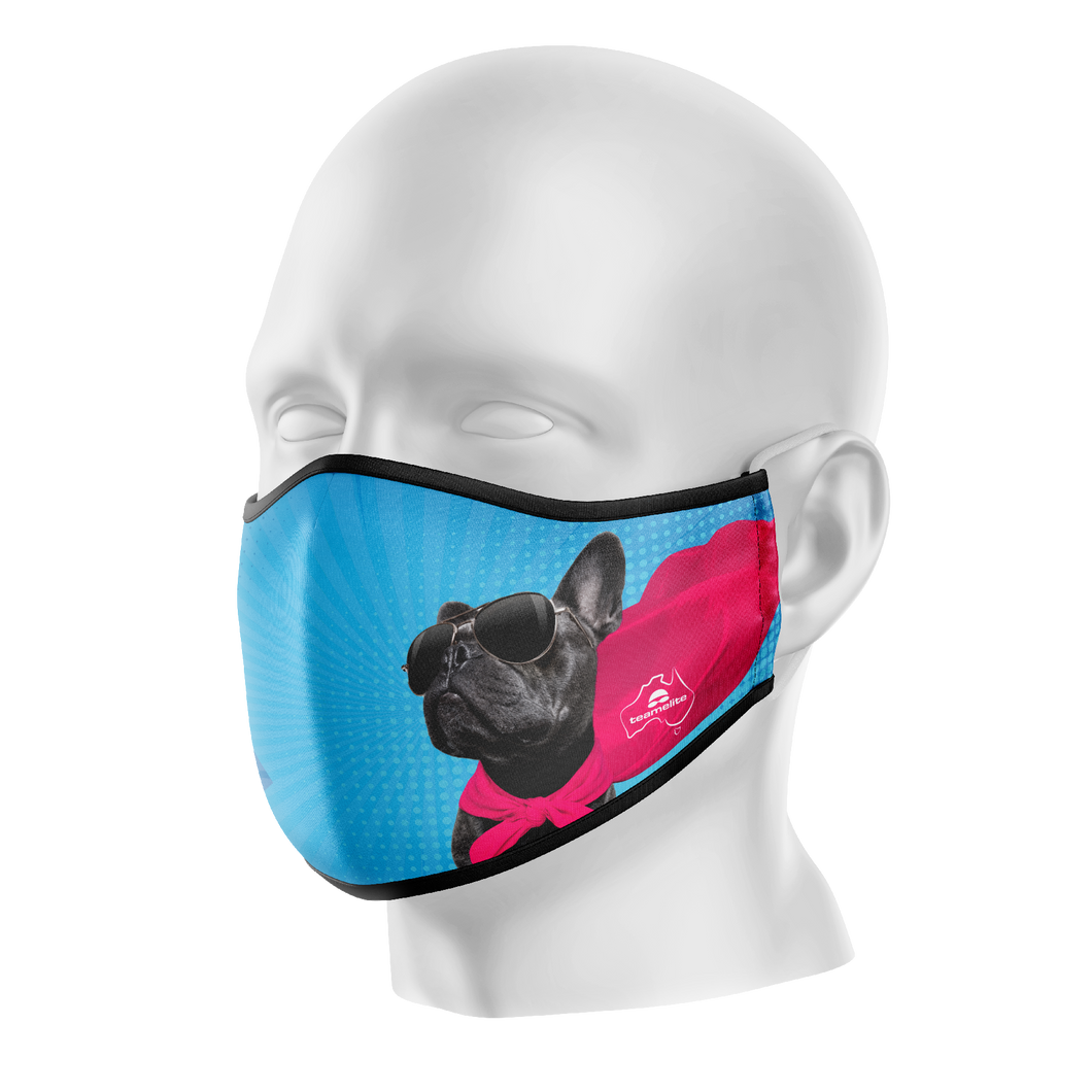 Super-dog Reusable Face Mask - Kids/Adults