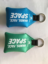 Load image into Gallery viewer, Keyring Bundle Offer: Neoprene Zipped Pouch Holder-Face Covering and Sanitiser
